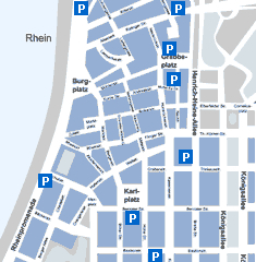 Stadtplan Altstadt Parkhäuser